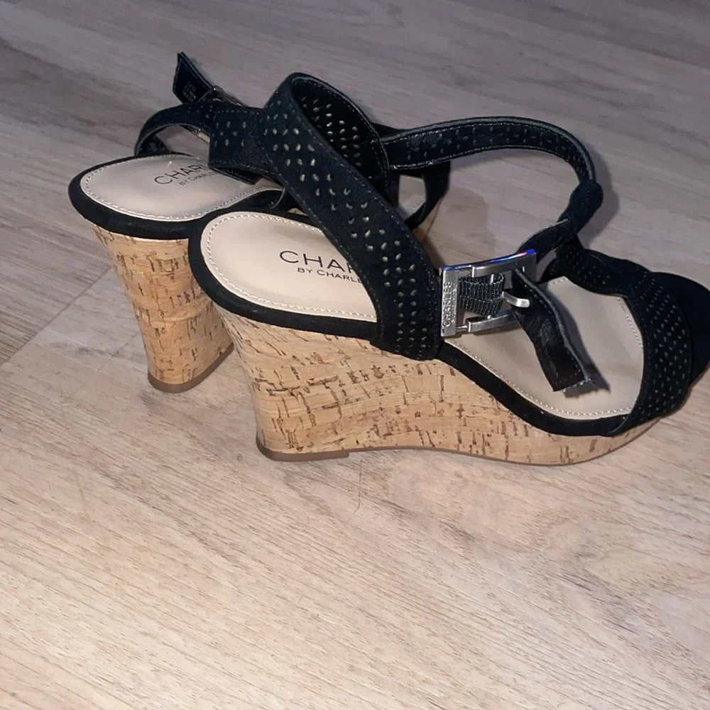 Charlies by Charles David Black Women's Sandals size 7